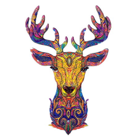 REINDEERWoodenPuzzle1